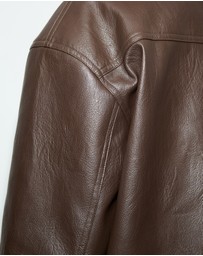 Dazie - Amaya Leather Look Jacket