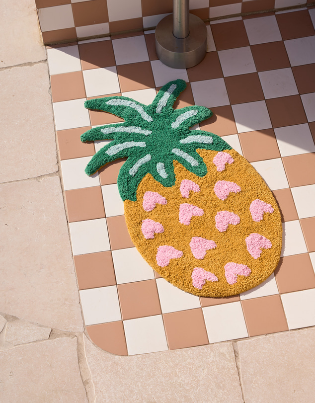 Linen House Kids - Pineapple Splash Novelty Bath Mat