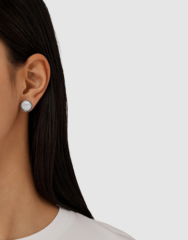 Diesel - Steel Silver Tone Earring