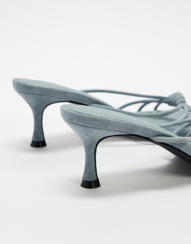 AERE - Suede Crossover Strappy Heels