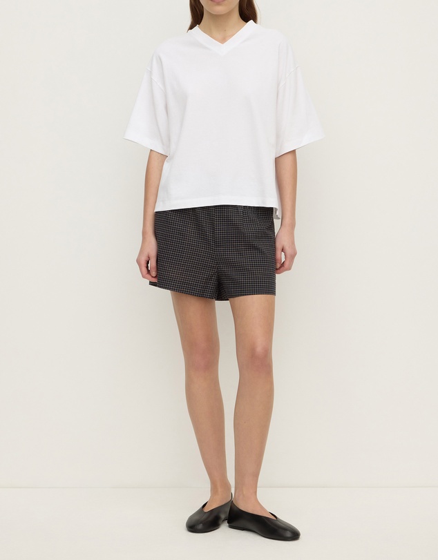 Assembly Label - Iris Check Shorts