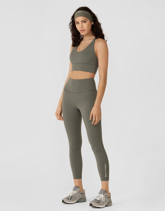 Lorna Jane - Lotus No Chafe Phone Pocket Ankle Biter Leggings
