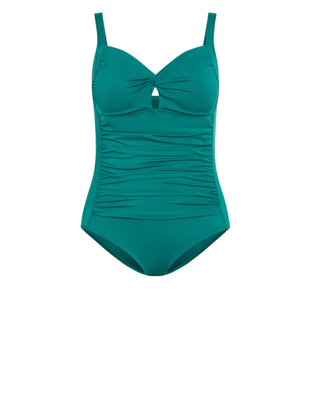 City Chic - Amalfi Ruched 1 Piece
