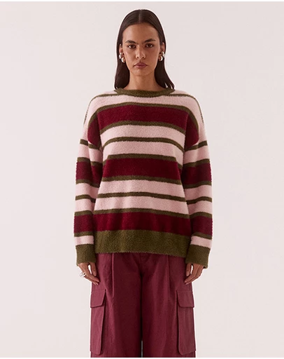 SOVERE - Holland Stripe Crew Knit