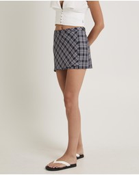 Insight - Checka Mini Skirt