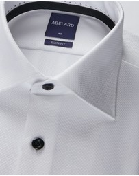 Abelard - Bottone Nero Evening Slim Fit Shirt