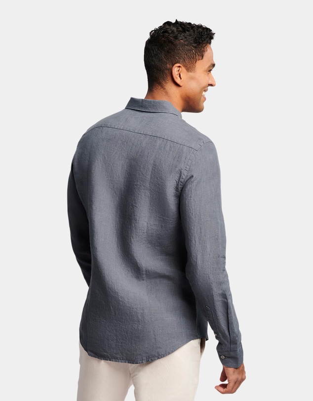 Brooksfield - Plain Linen Casual Shirt