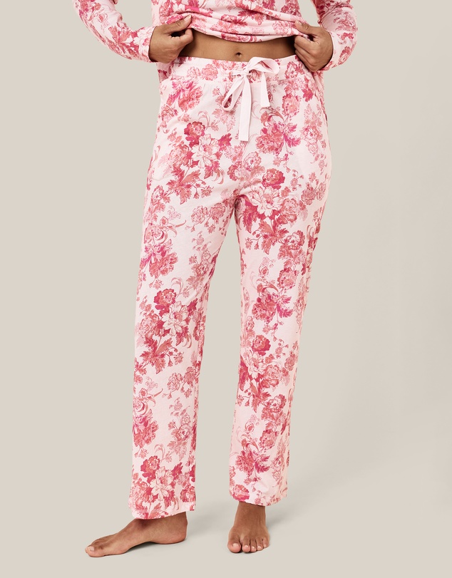 Papinelle - Madelyn Organic Cotton Knit Full Length PJ