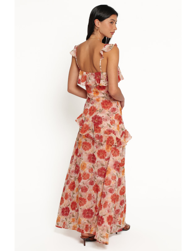 Petal & Pup - Keyla Maxi Dress - Red Floral