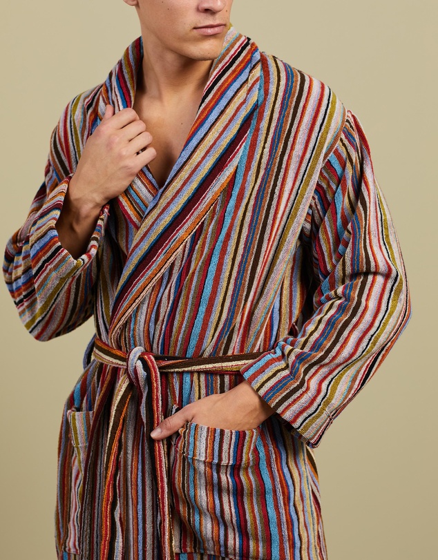 Paul Smith - Signature Stripe Woven Cotton Dressing Gown
