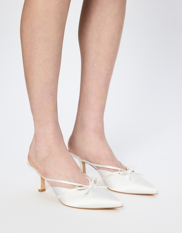 Atmos&Here - Talara Satin Bow Heels