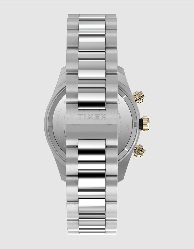 TIMEX - Waterbury Heritage Chronograph 39mm Stainless Steel Bracelet Watch