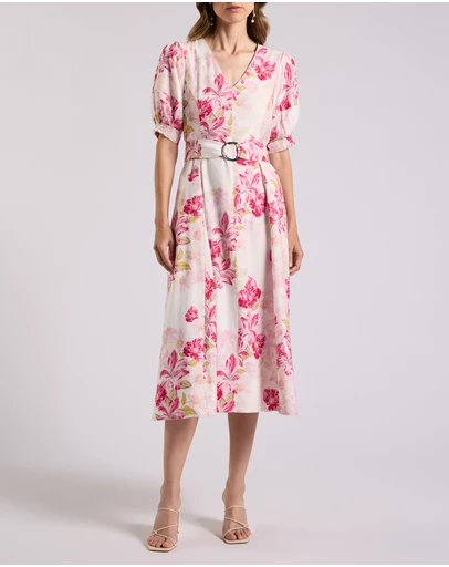 David Lawrence - Argon Linen Blend Dress