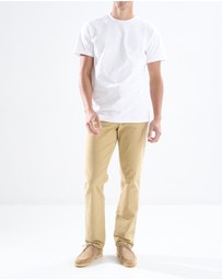 3 Wise Men - 3 Wise Men Tapered Fit Chino -  Tan