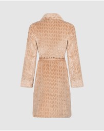 Hunkemoller - Cable Flannel Short Robe