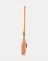 Pierre Cardin - Pierre Cardin Perforated Leather Multi Compartment Cross-body Bag