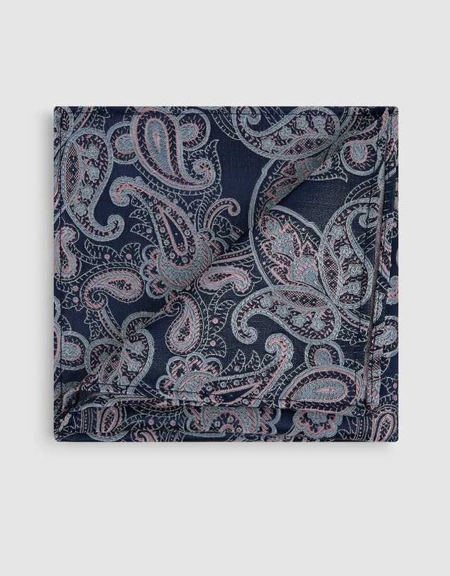 Tarocash - Oberon Paisley Pocket Square
