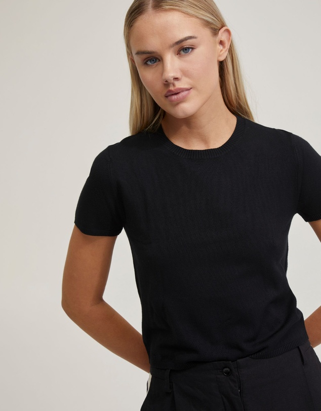Oxford - Olivia Crop Knit Top