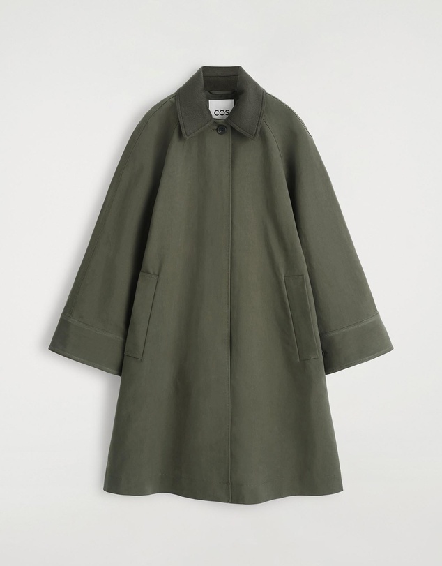 COS - Wool-Trimmed Car Coat