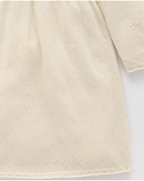 Purebaby - Embroidered Cashmere Dress - Kids-Babies