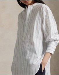 Polo Ralph Lauren - Striped Cotton Dobby Top
