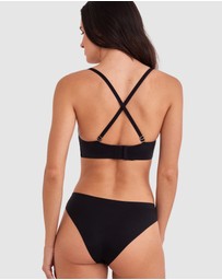 Bras N Things - Body Bliss Wirefree Scoop Bra - Black