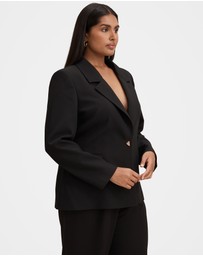 Forever New Curve - Victoria Curve Single Breasted Blazer