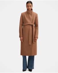 Forever New Petite - Phoebe Petite Funnel Neck Coat