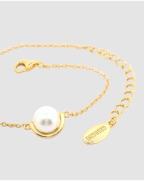 Georgini - Georgini Adagio Crescent Nine-2-Five Pearl Bracelet Gold 15cm +4cm
