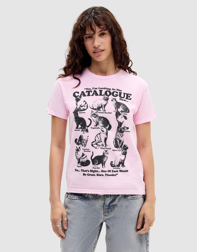 BDG By Urban Outfitters - Cat Catalogue Relaxed Tee