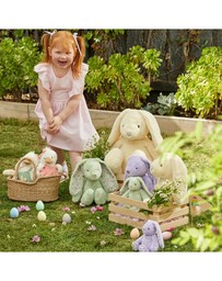 Jiggle and Giggle - Floral Lilac Bunny Rattle