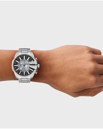 Diesel - Mega Chief Slim Silver Tone Analogue-Chronograph Watch