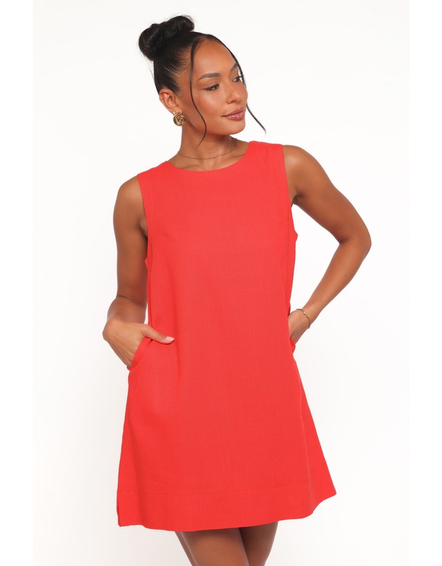 Petal & Pup - Zoe Mini Dress - Red
