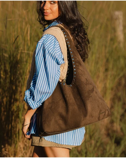 Louenhide - Hailey Suedette Shoulder Bag