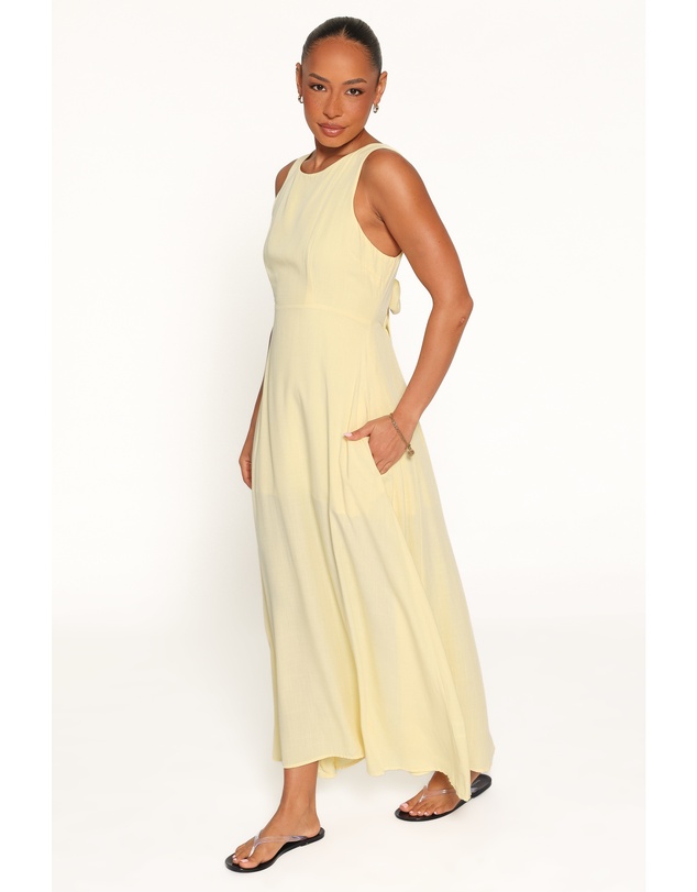 Petal & Pup - Kerrin Midi Dress - Butter Yellow