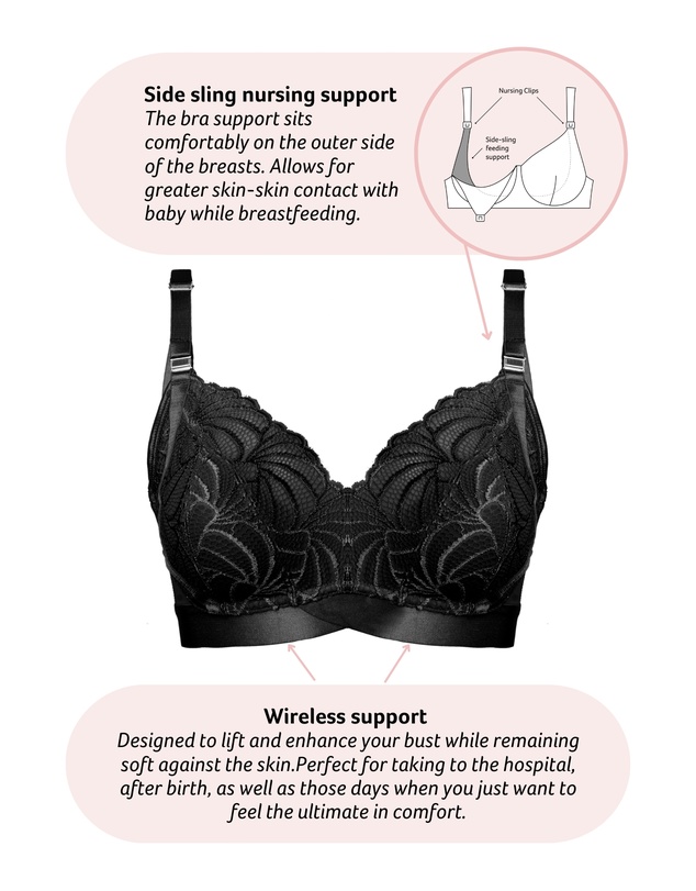Hotmilk Maternity Lingerie - Warrior 2.0 FlexFit Nursing Bra - Wirefree
