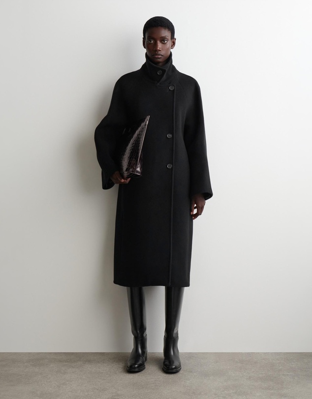 COS - Oversized Double-Breasted Wool Coat