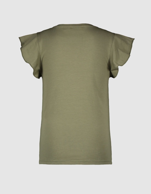 Like FLO - Ruffle Sleeve Jersey Tee - Kids-Teens