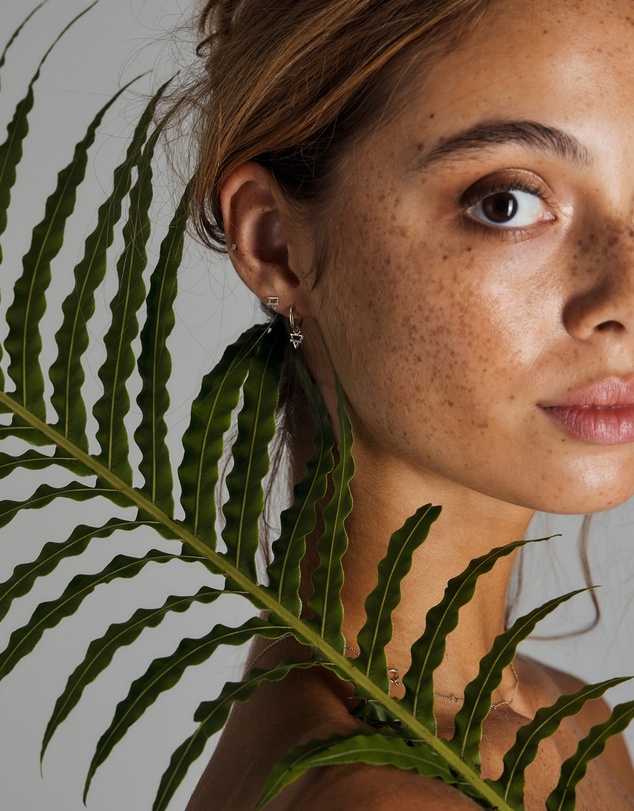 Luna Rae - Solid Gold - Earth Element Diamond Studs