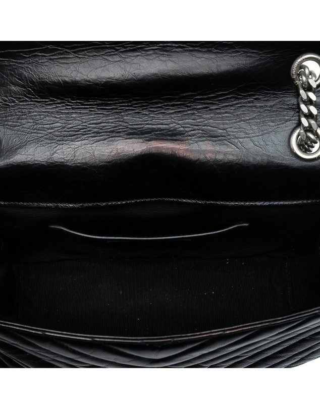 Pre-Loved by Azura Reborn - Pre-Loved Medium Crinkled Calfskin Punk Chain Bag