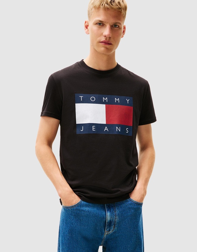 Tommy Jeans - Regular Big Flag Short Sleeve Tee