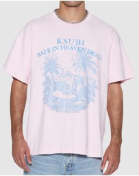Ksubi - Paradiso Ekcess SS Tee Ice Quartz