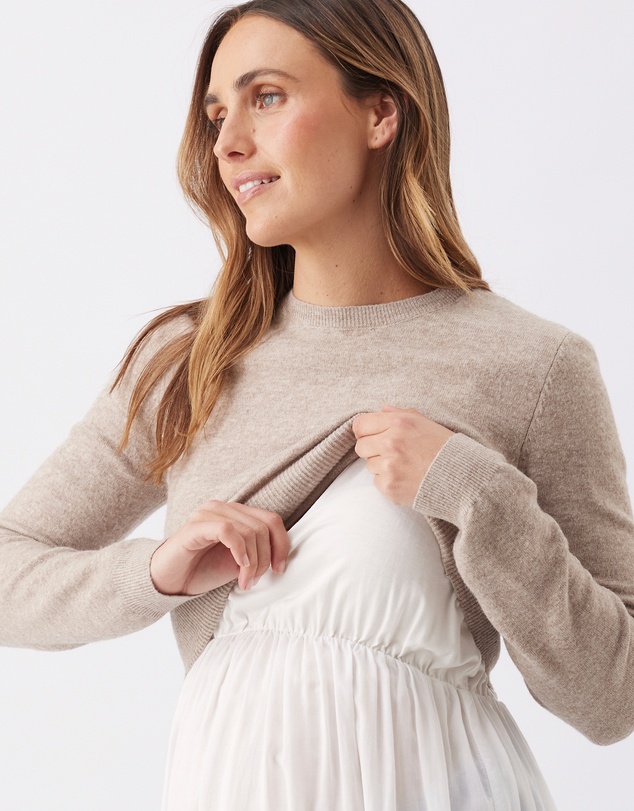 Ripe Maternity - Sandy Detachable Nursing Knit