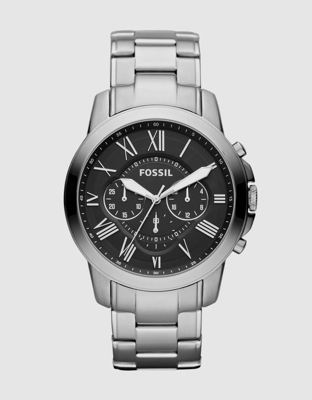 Fossil - Fossil Grant Silver Watch FS4736