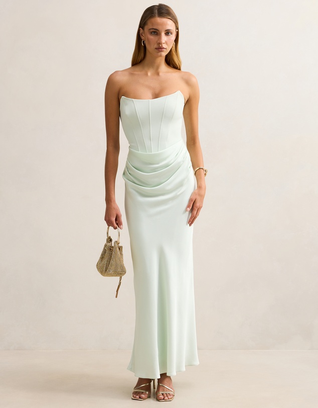 Forever New - Isra Drape Strapless Maxi Dress