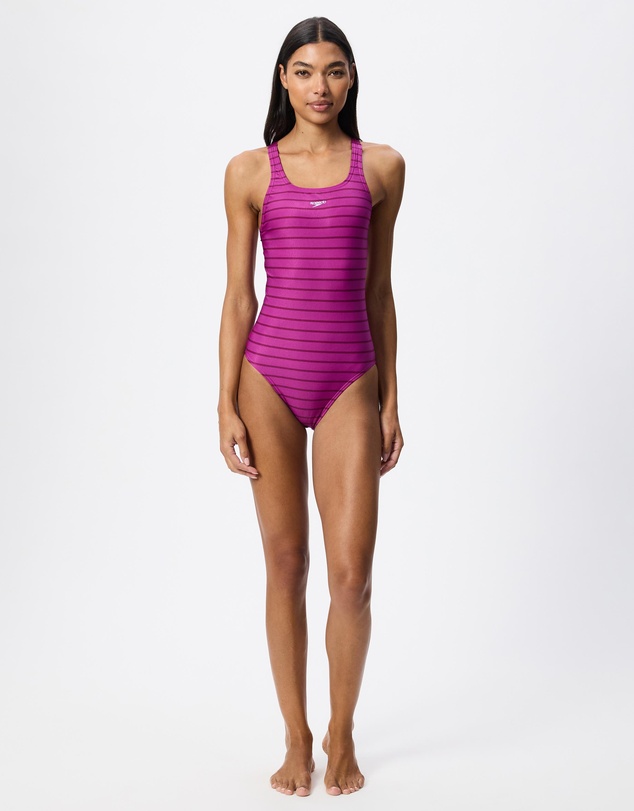 Speedo - Printed Medalist One Piece Swimsuit