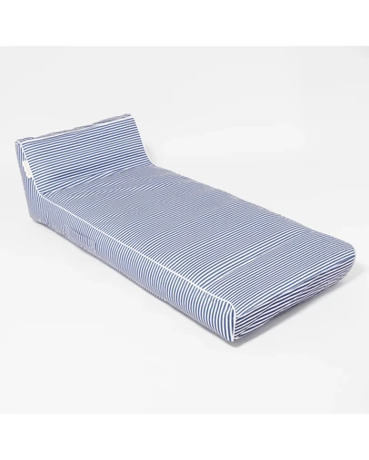 Sunnylife - Luxe Lie-On Lounger Float Le Weekend - Navy