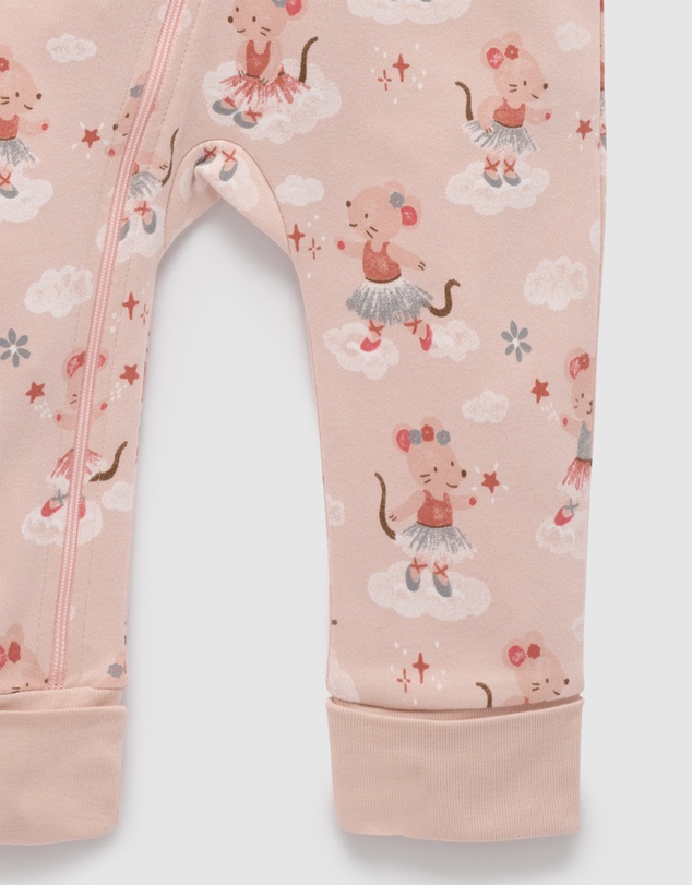 Purebaby - Thick Pyjama Sleep Growsuit -Kids-Babies