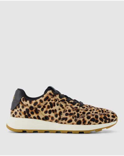 Brown Sugar Leopard Hair Leather
