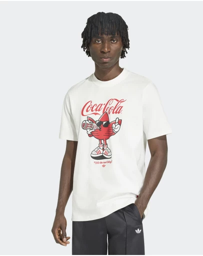 adidas Originals - ADIDAS X COCA-COLA CLASSIC SPORT GRAPHIC TREFFIE TEE Mens
